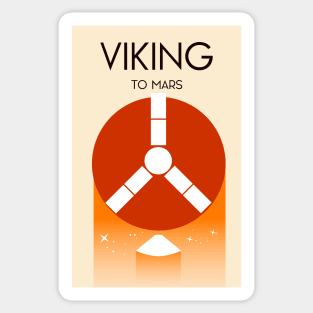 Viking To Mars Sticker
